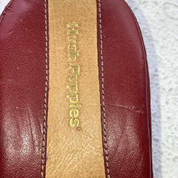 Hush Puppies Red leather slip on shoes - Picture 4 of 8